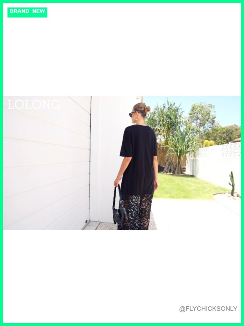 Women Short Sleeve Lace Patchwork Crew Neck Maxi Dress Summer Trendy - Picture 6 of 6